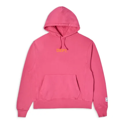 Gallery Dept Logo Pink Hoodie