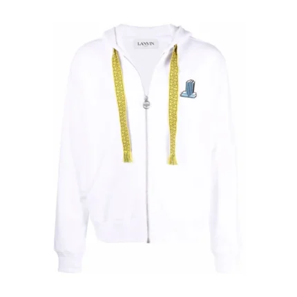 Lanvin Hoodie 3D Embroidered Drawstring