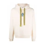 Lanvin-Fringed-Drawstring-Logo-Hoodie-1 Lanvin Hoodie Fringed Drawstring Logo