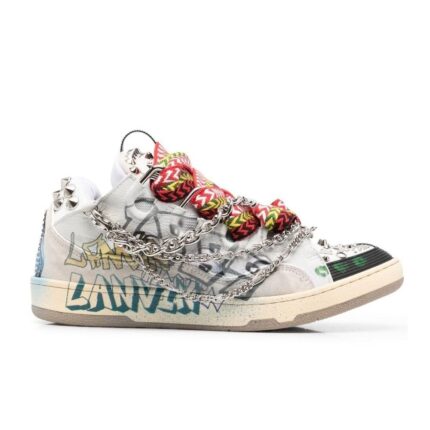 Lanvin-Graffiti-Print-Chain-Sneakers