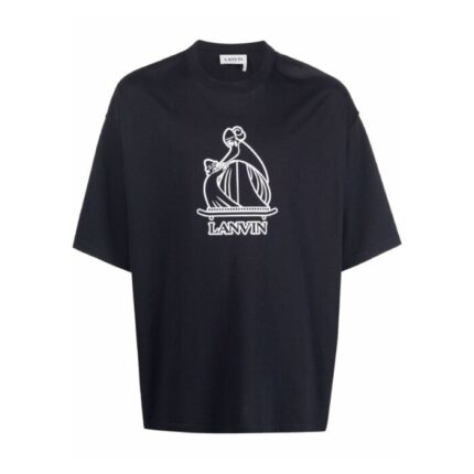 Lanvin-Logo-Crew-Neck-T-shirt-