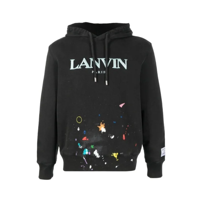 Lanvin Hoodie Gallery Dept Logo Embroidered