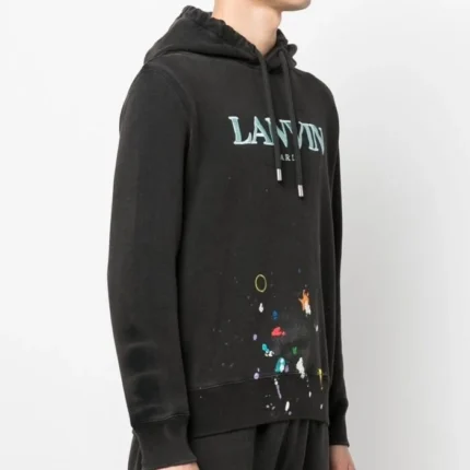 Lanvin Hoodie Gallery Dept Logo Embroidered