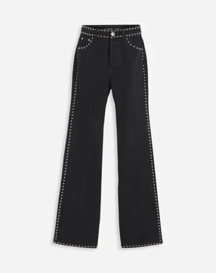 Lanvin future flared pants with studs for women