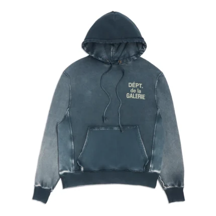 G D French Logo Reversible Navy Hoodie