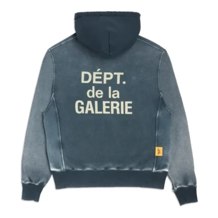 G D French Logo Reversible Navy Hoodie